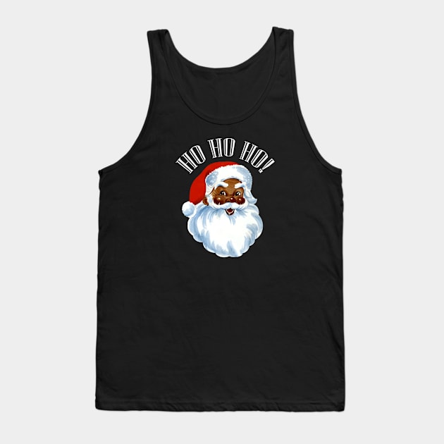 Black Santa "Ho Ho Ho!" Tank Top by Scum & Villainy